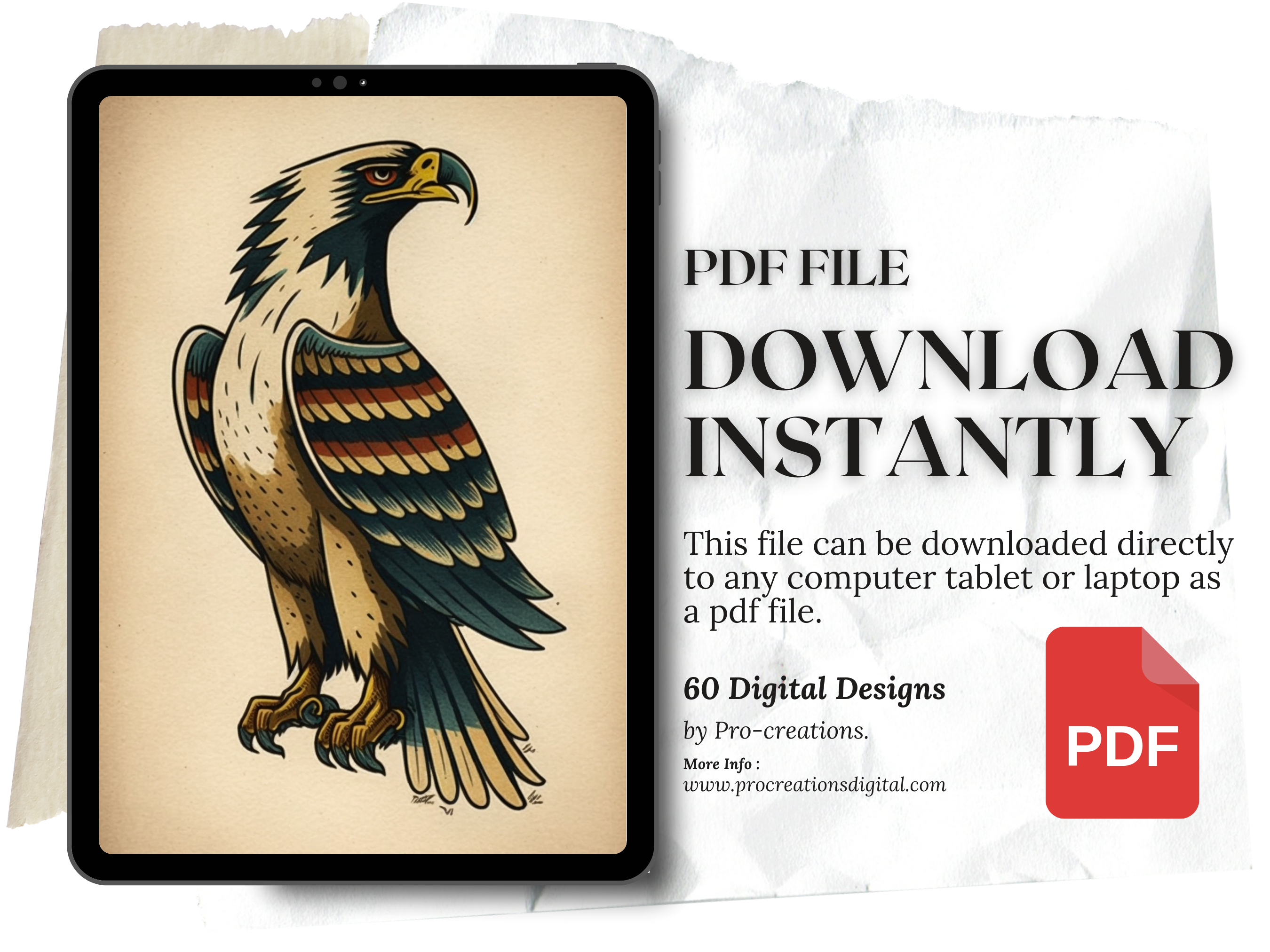 Eagles Traditional Tattoo Designs | PDF Reference Designs for Tattoos