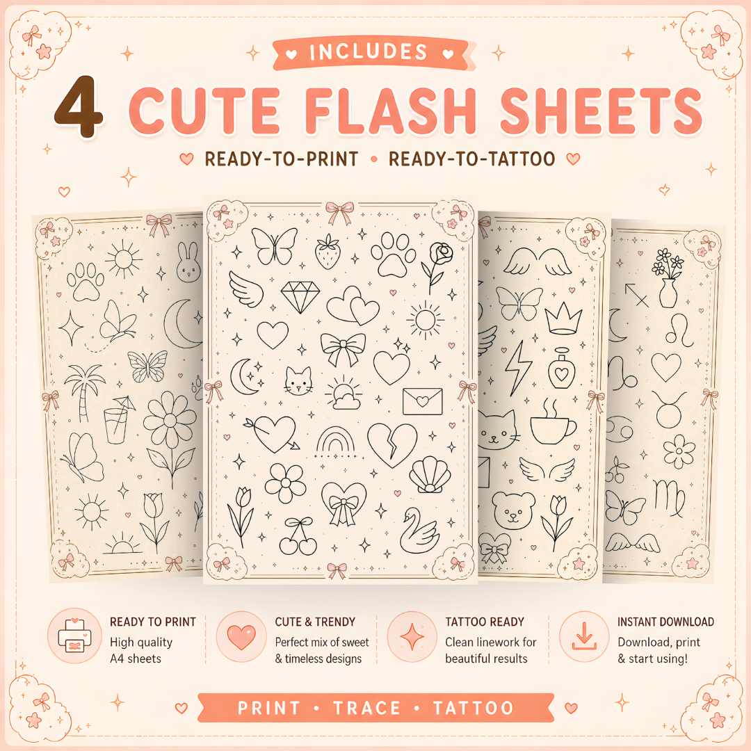Cute Aesthetic Mini Flash Stamps for Procreate