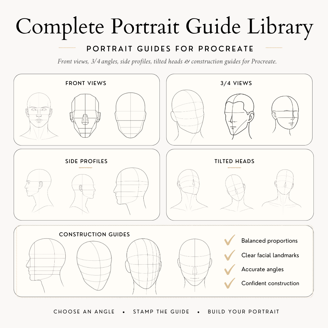 Portrait Guide Stamp Pack