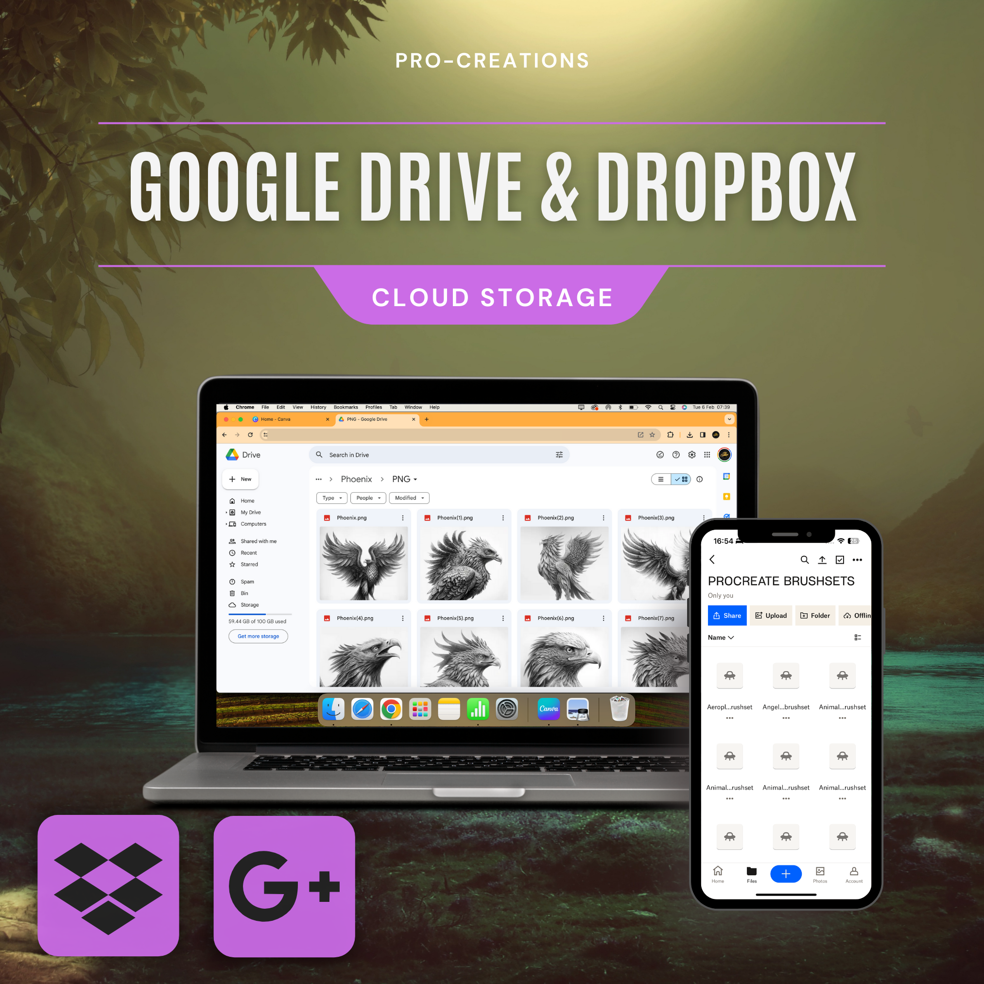 Phoenix Digital Design Collection: 50 Procreate- und Skizzenbuchbilder