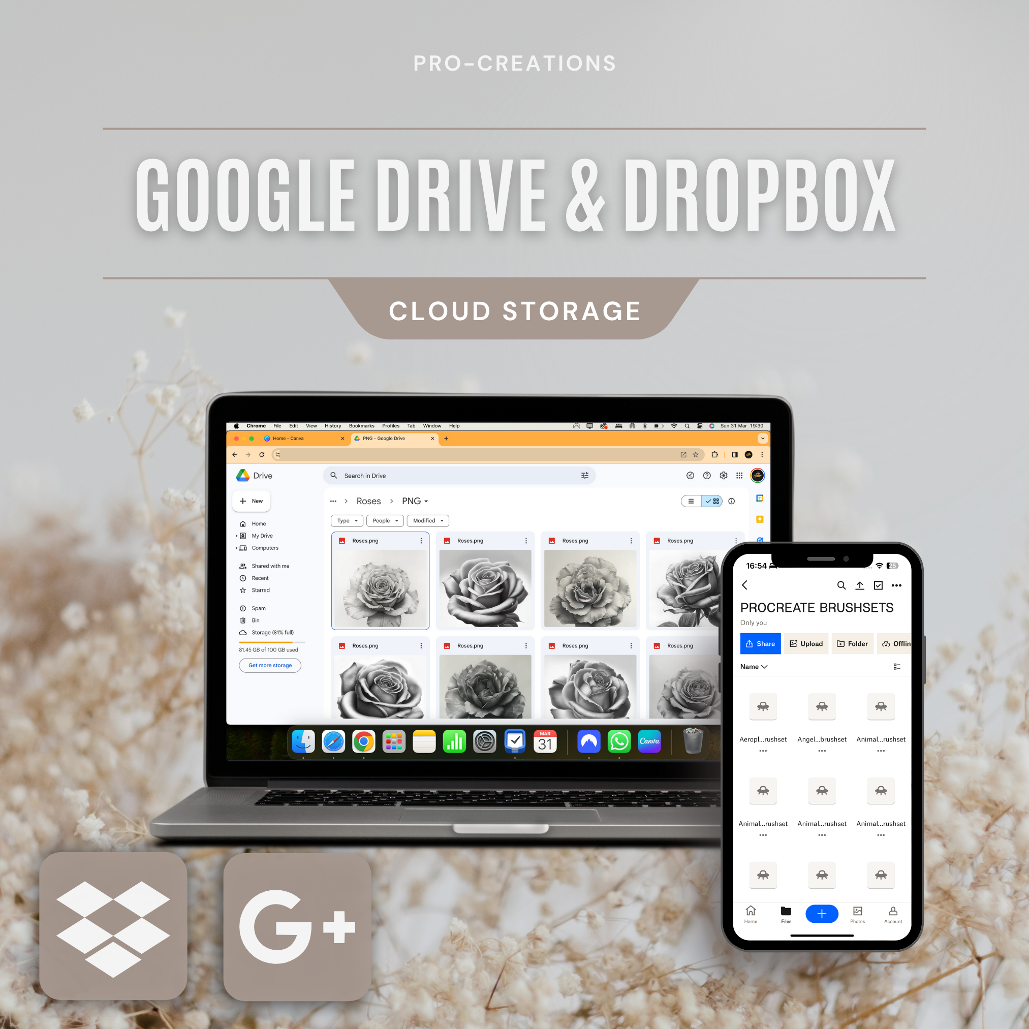 Roses Digital Design Collection: 50 Procreate & Sketchbook Images