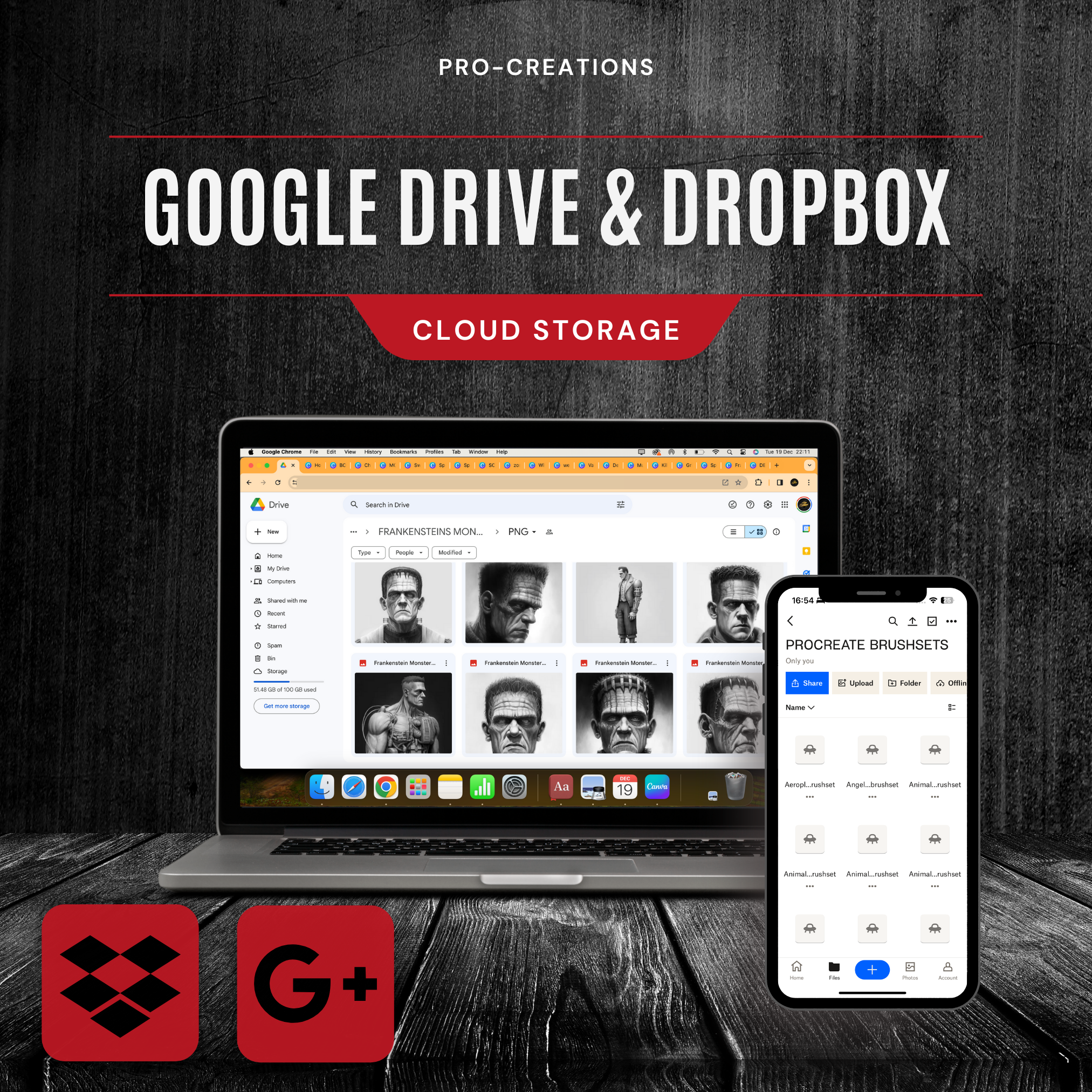 Frankenstein Monster Digital Horror Design Collection: 50 Procreate & Sketchbook Images