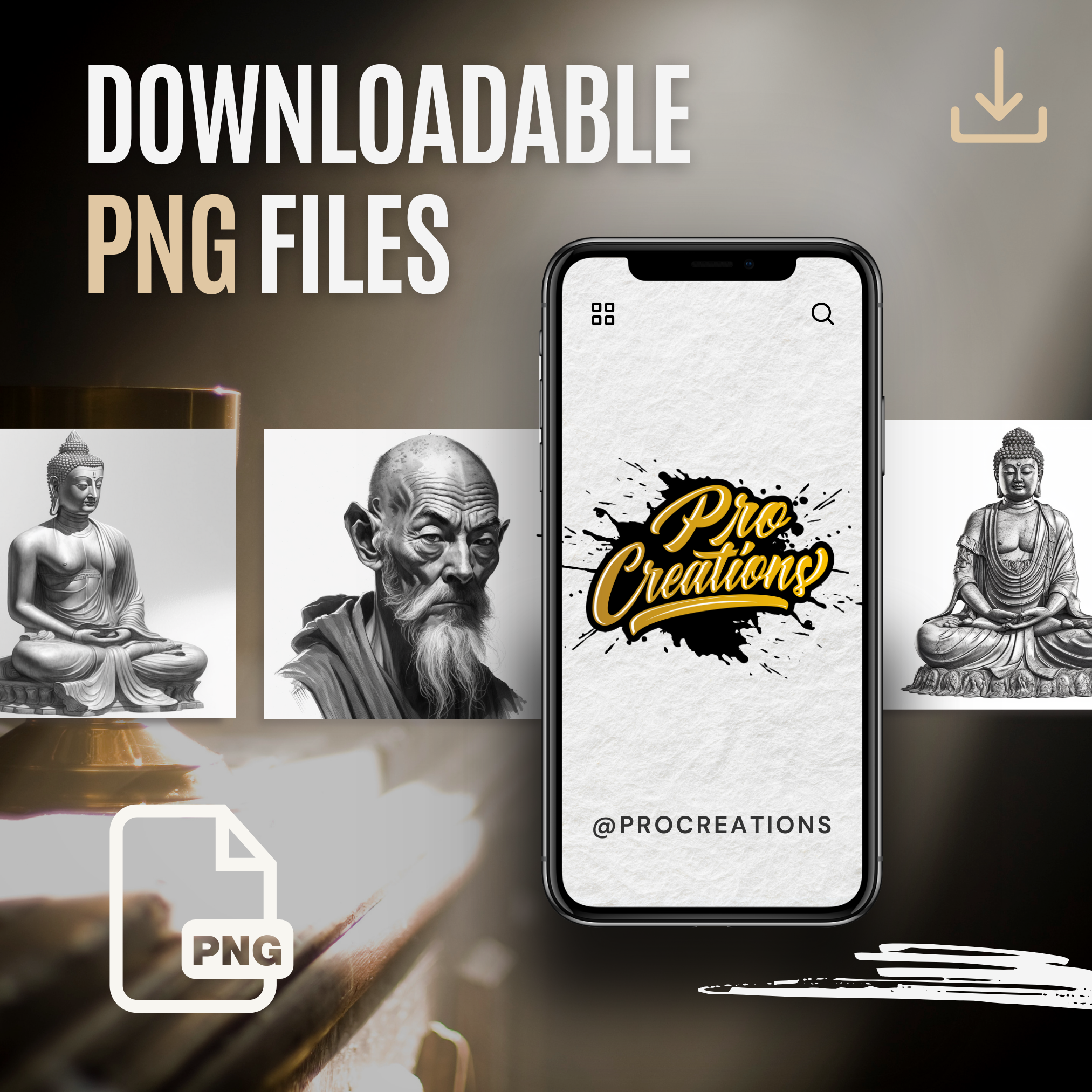 Buddhism Digital Design Collection: 100 Procreate & Sketchbook Images