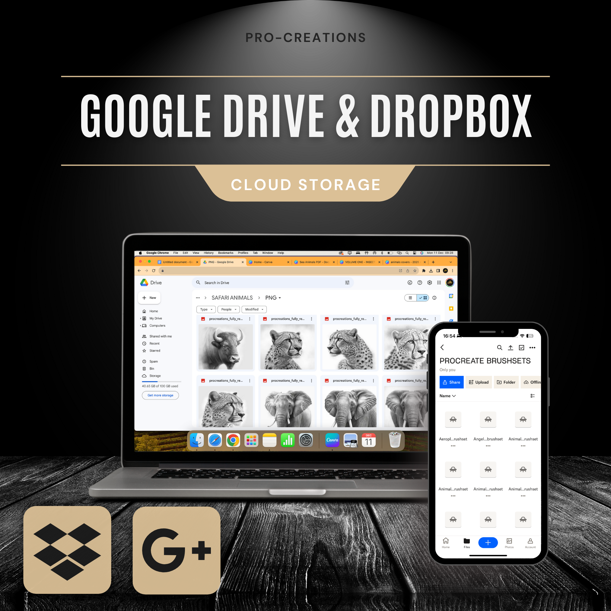 Safari Animals Digital Reference Design Collection: 100 Procreate & Sketchbook Images