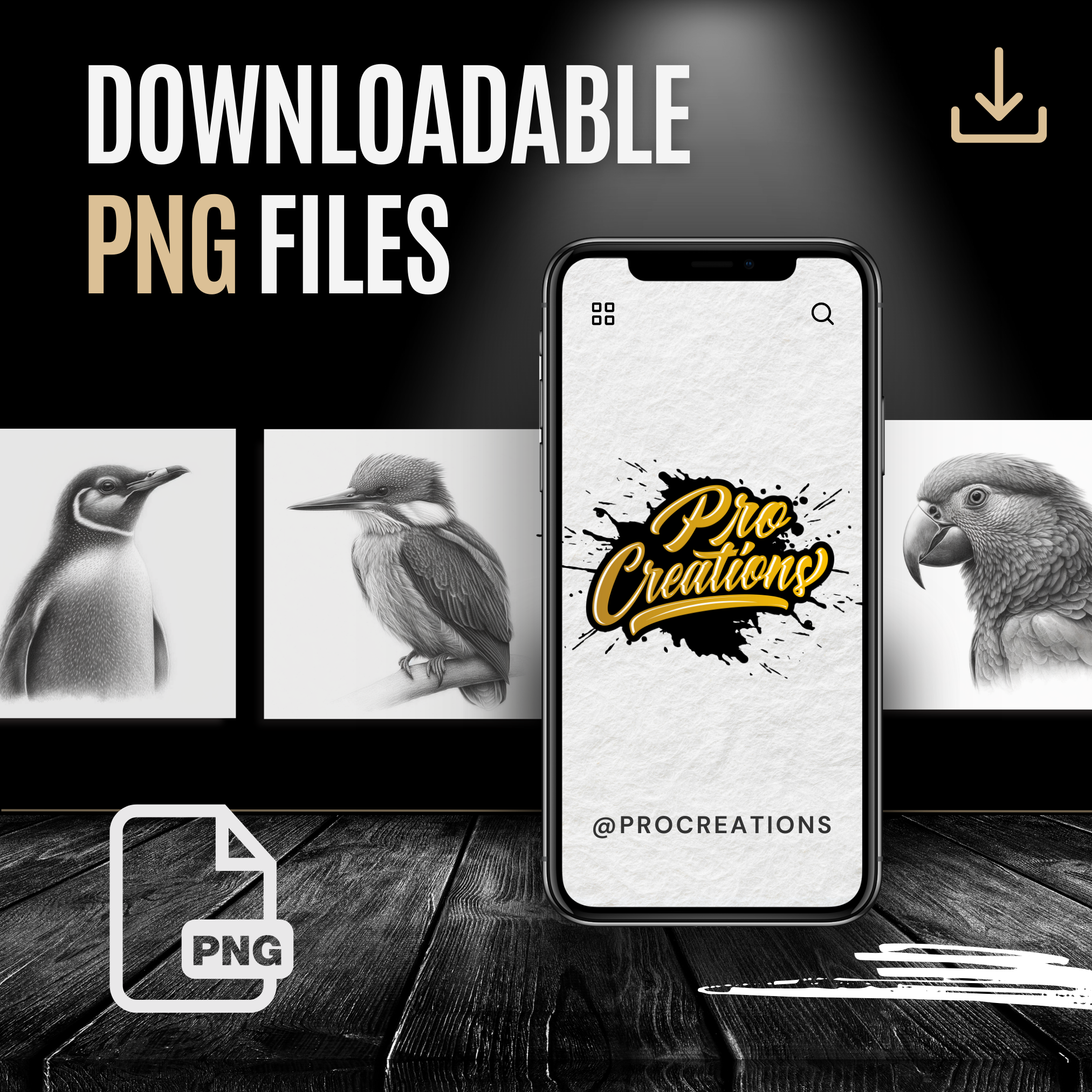 Birds Digital Reference Design Collection: 100 Procreate & Sketchbook Images