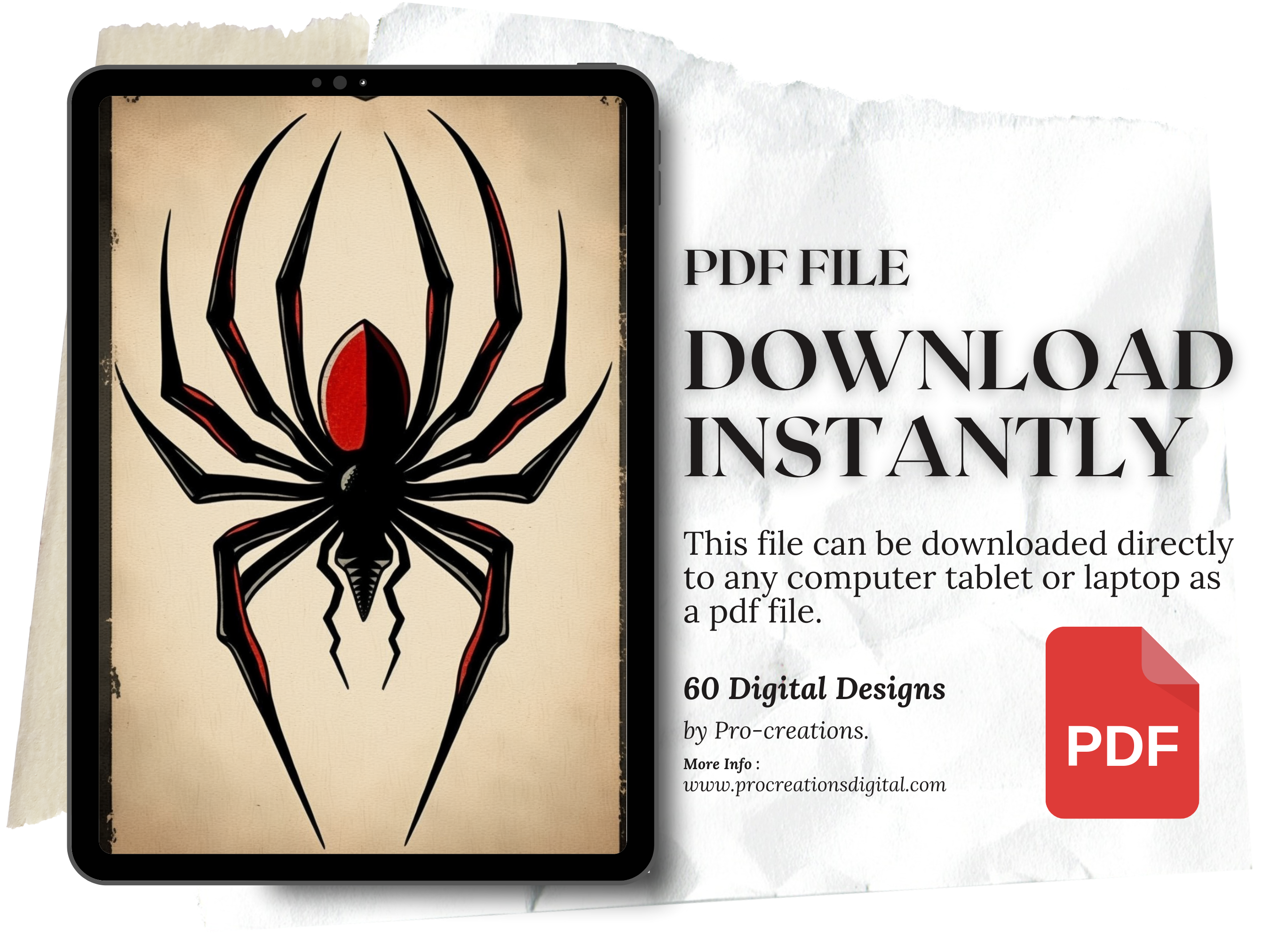 Spiders Traditional Tattoo Designs | PDF Reference Designs for Tattoos