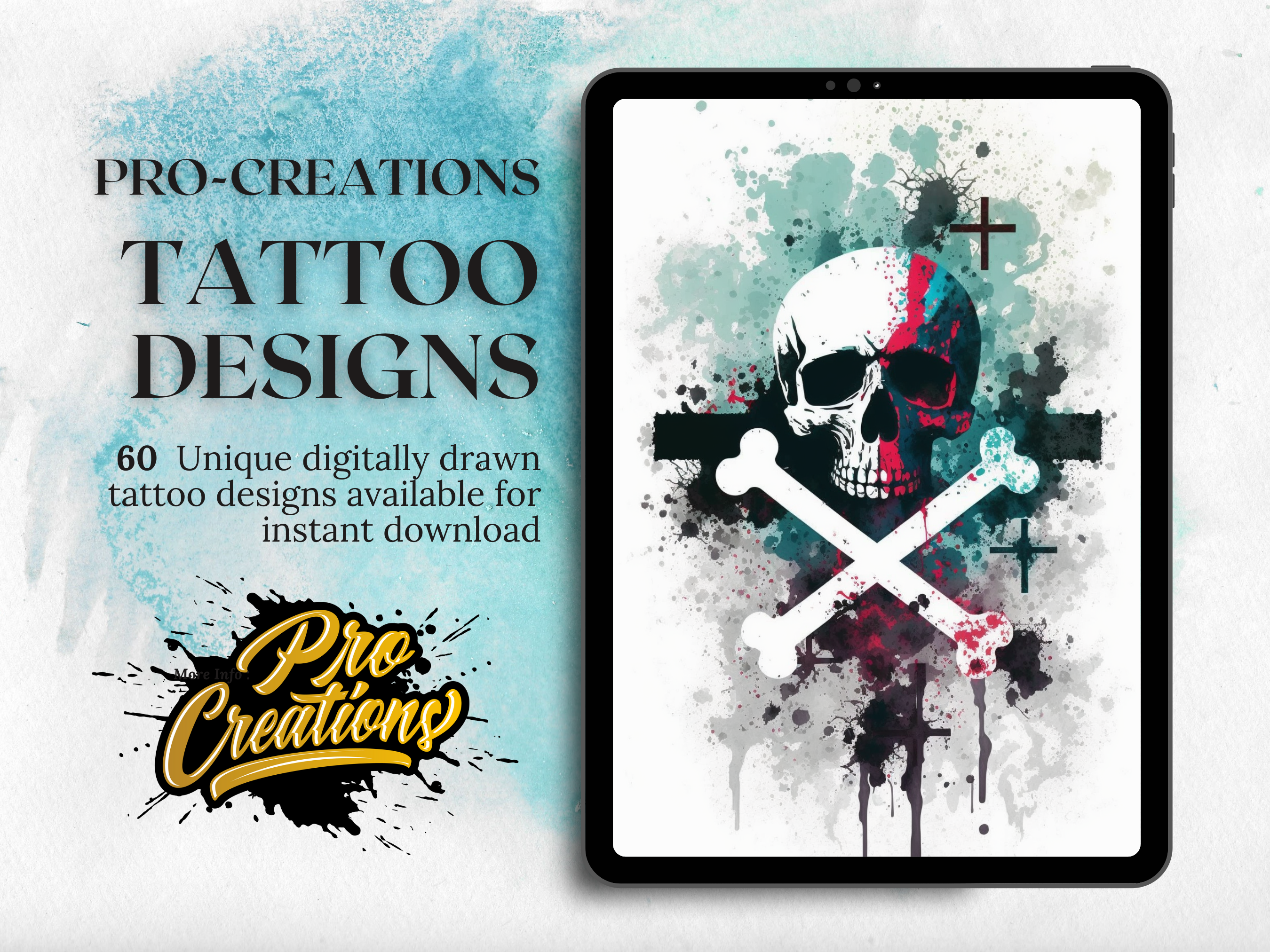 Nautical Watercolour Tattoo Designs | PDF Reference Designs for Tattoos