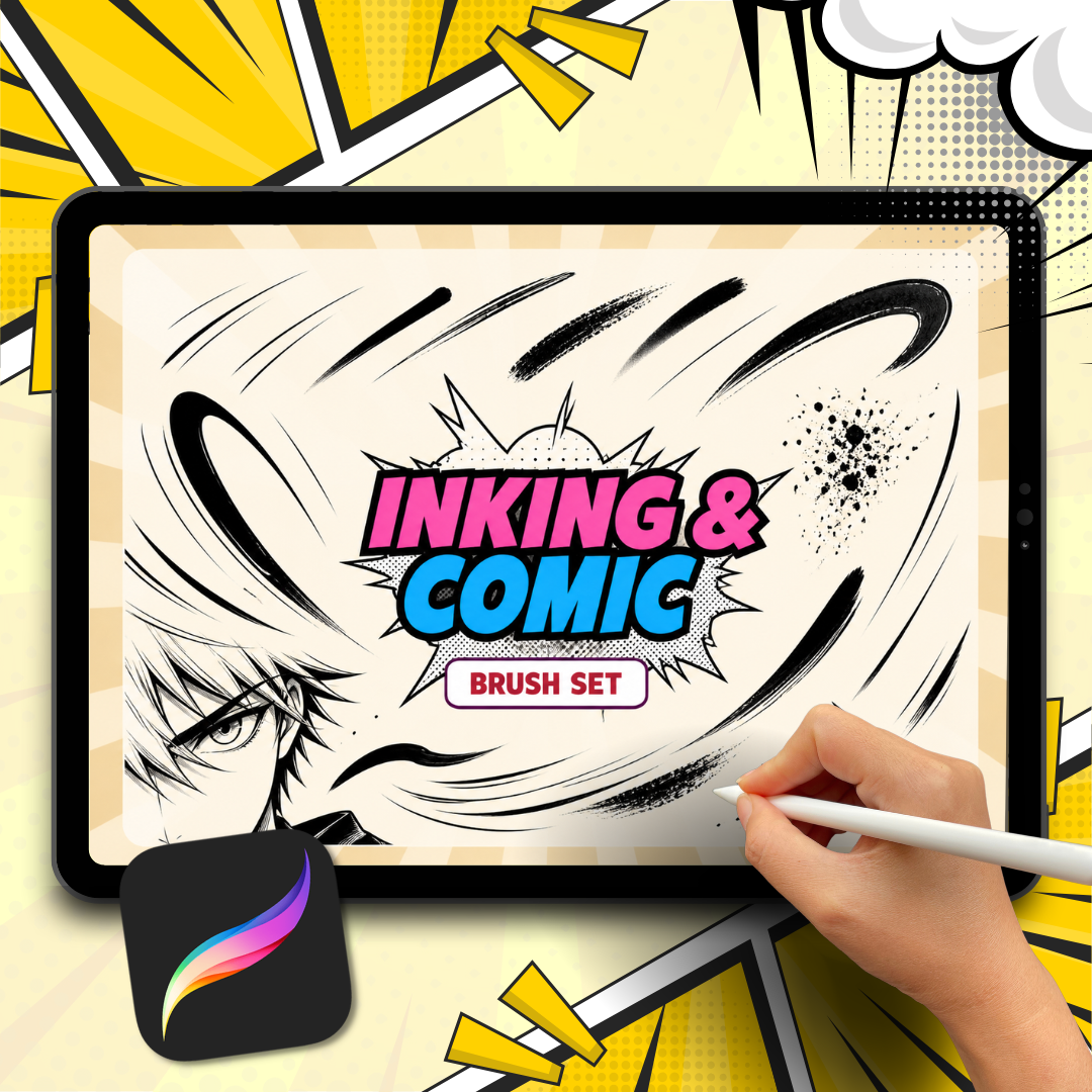Inking & Comic Brush Set