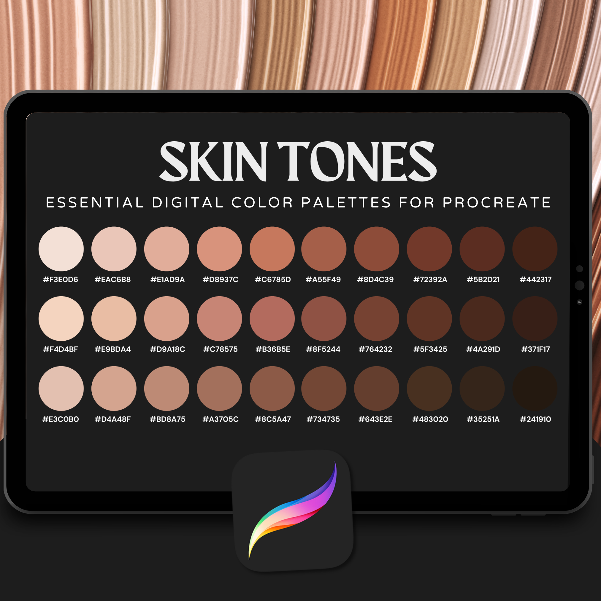 Skin Tones Color Palette