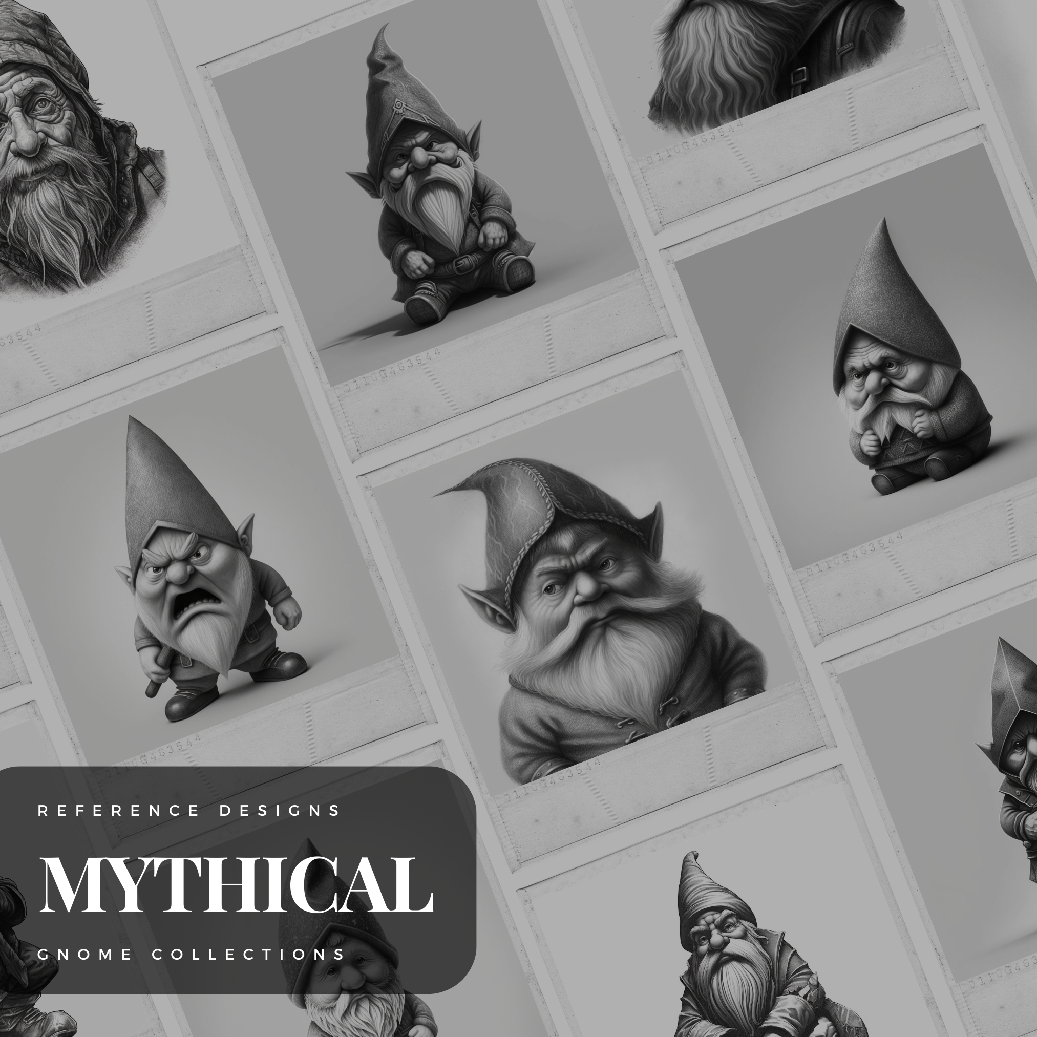 Gnomes Digital Design Collection: 50 Procreate & Sketchbook Images