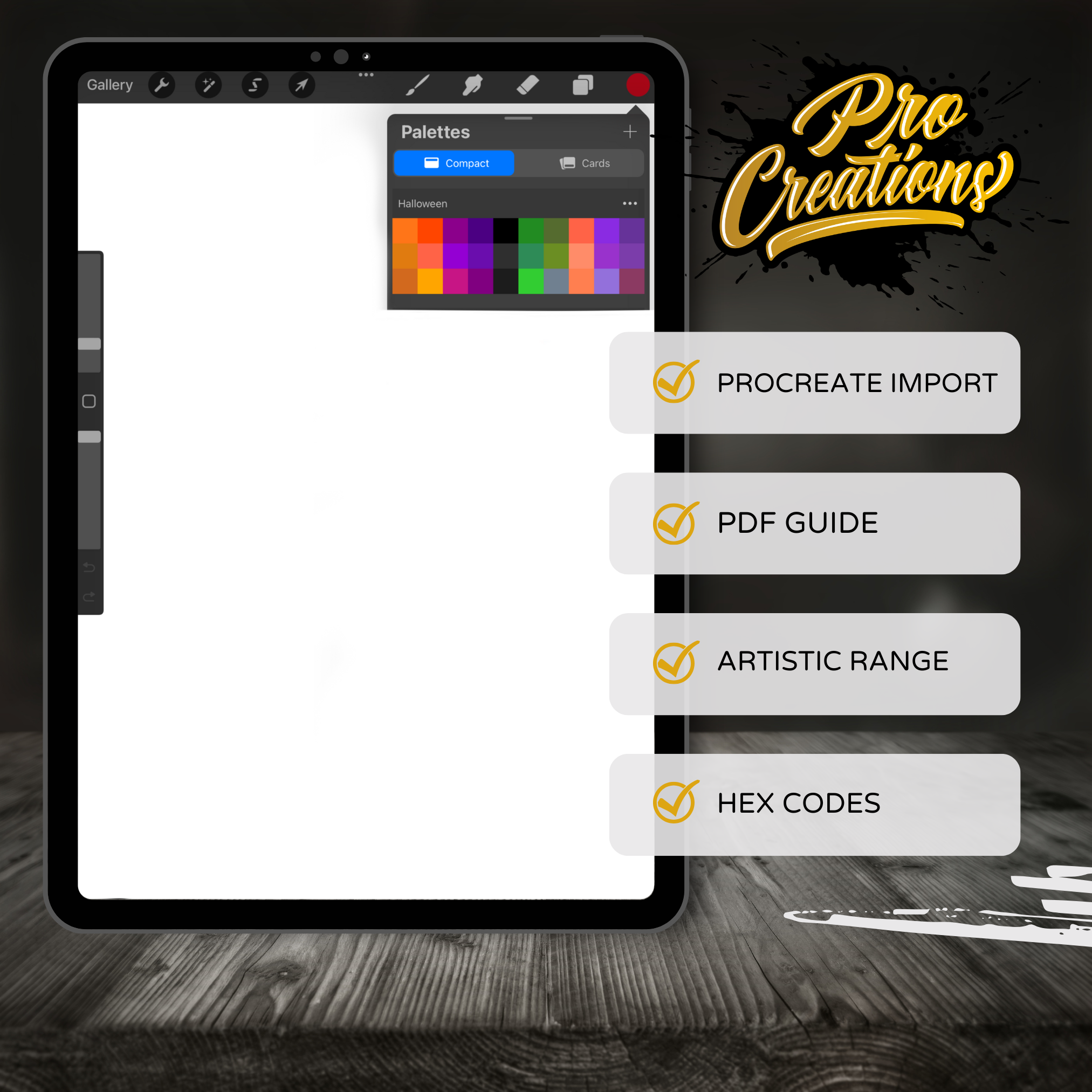 Halloween Color Palette for Procreate