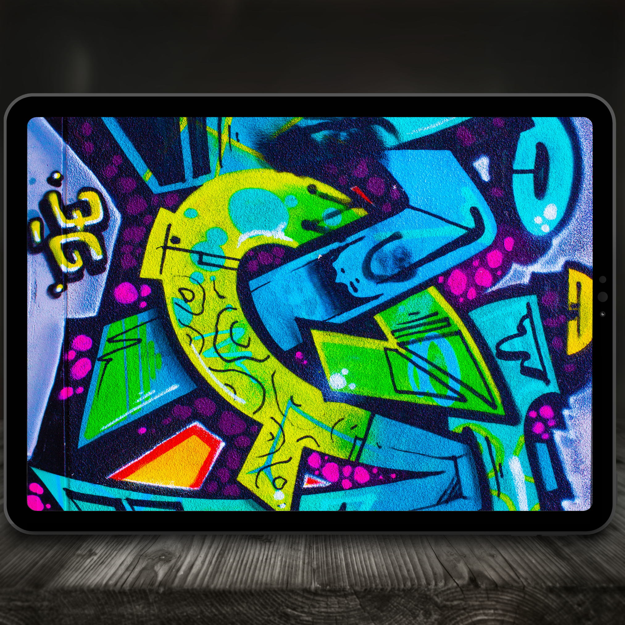 Graffiti Pop Color Palette for Procreate – Urban Neon Spray Tones + Hex Chart