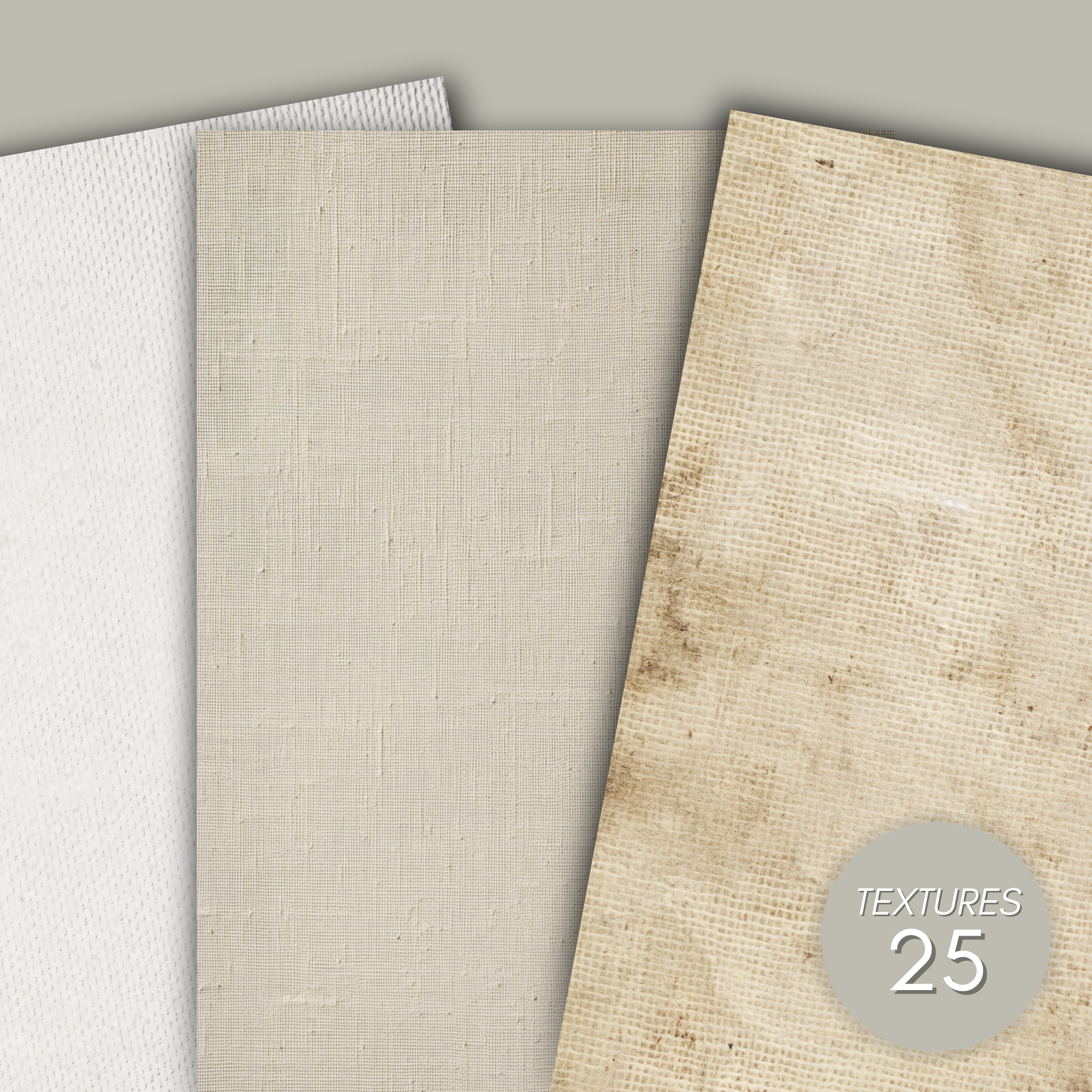 Canvas Texture Collection – 25 unverzichtbare Hintergründe für digitale Künstler