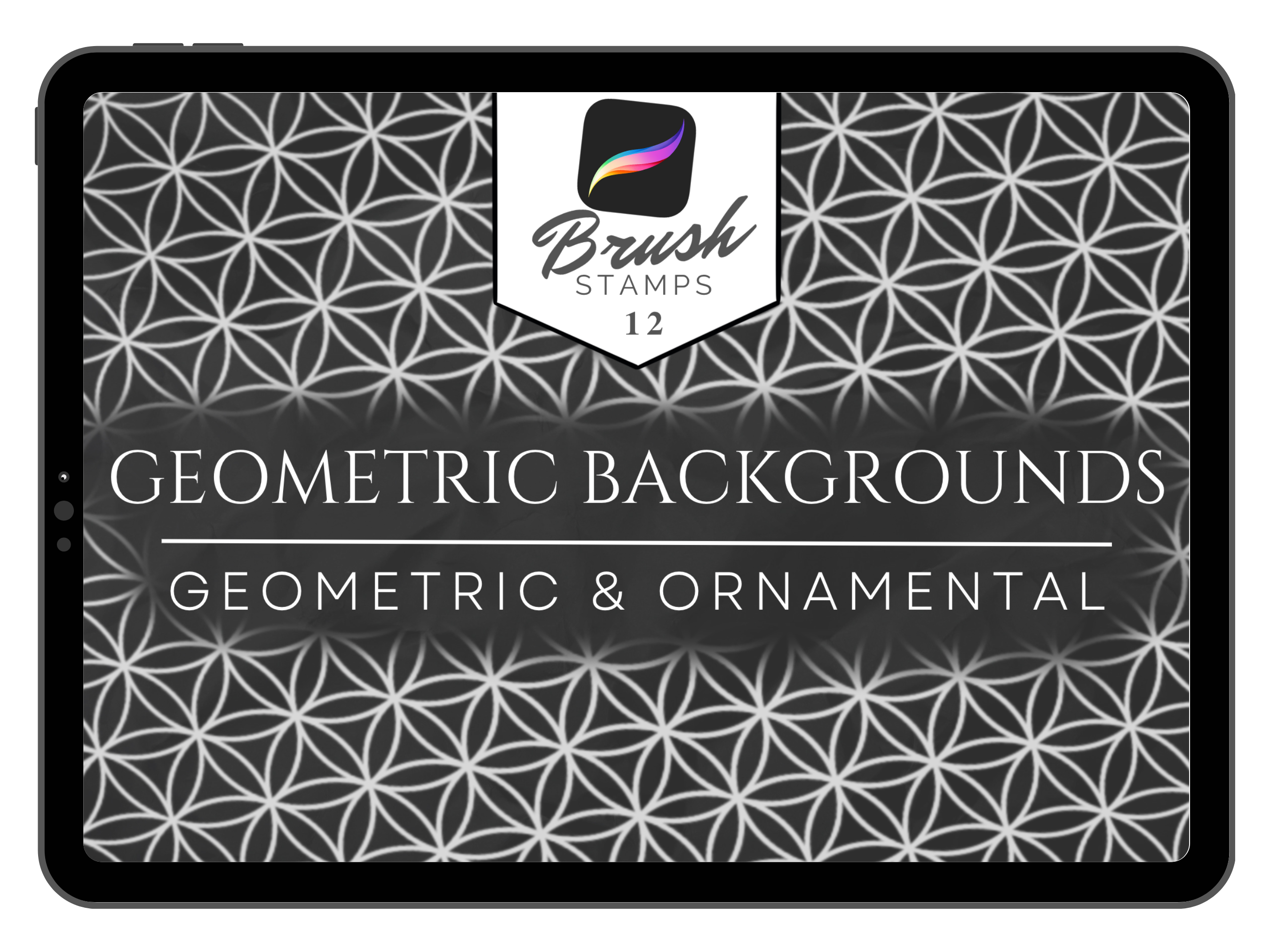 Geometric Backgrounds Pack for Procreate: 12+
