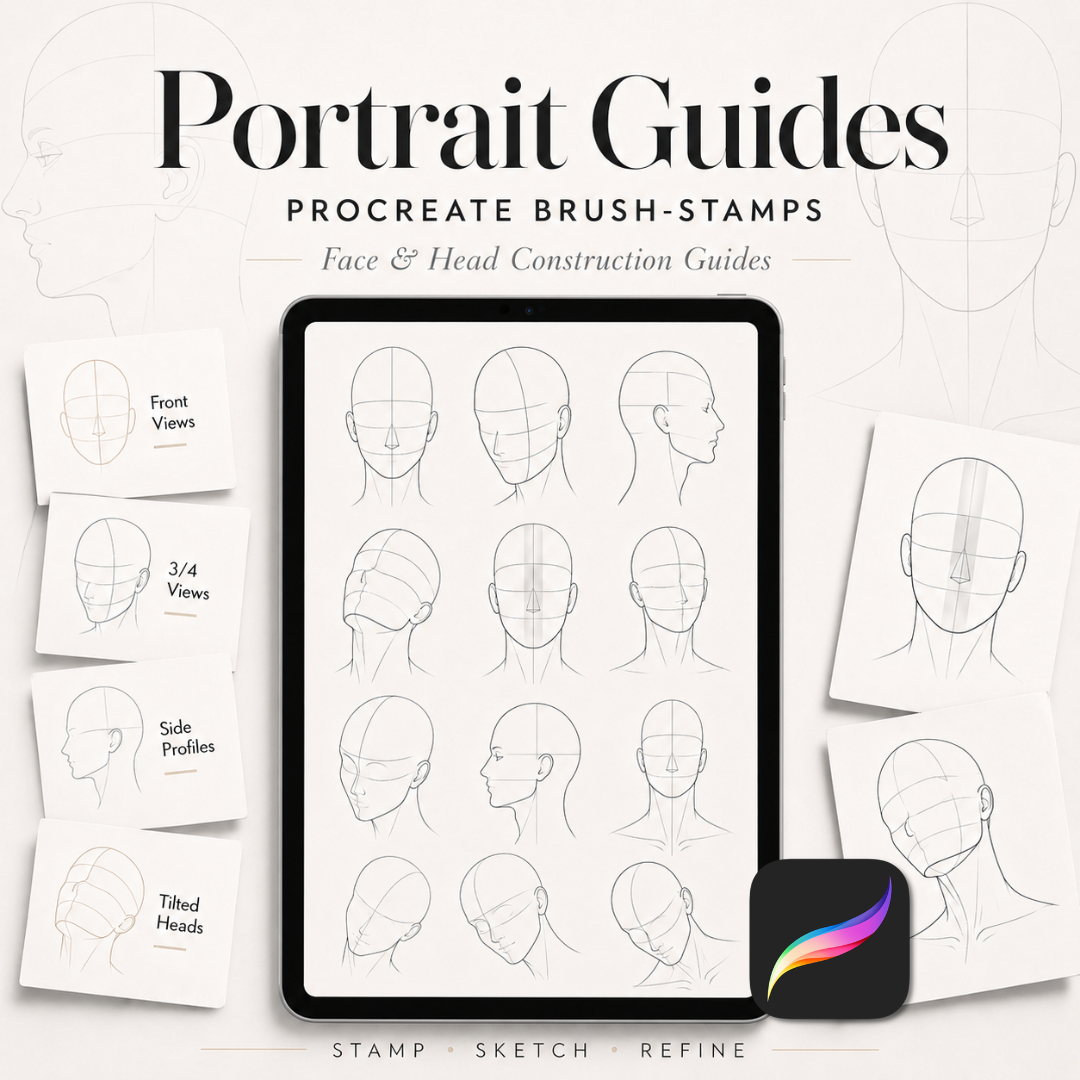 Portrait Guide Stamp Pack