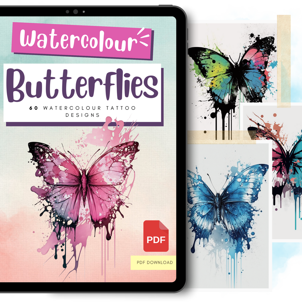 Ozean Aquarell Tattoo