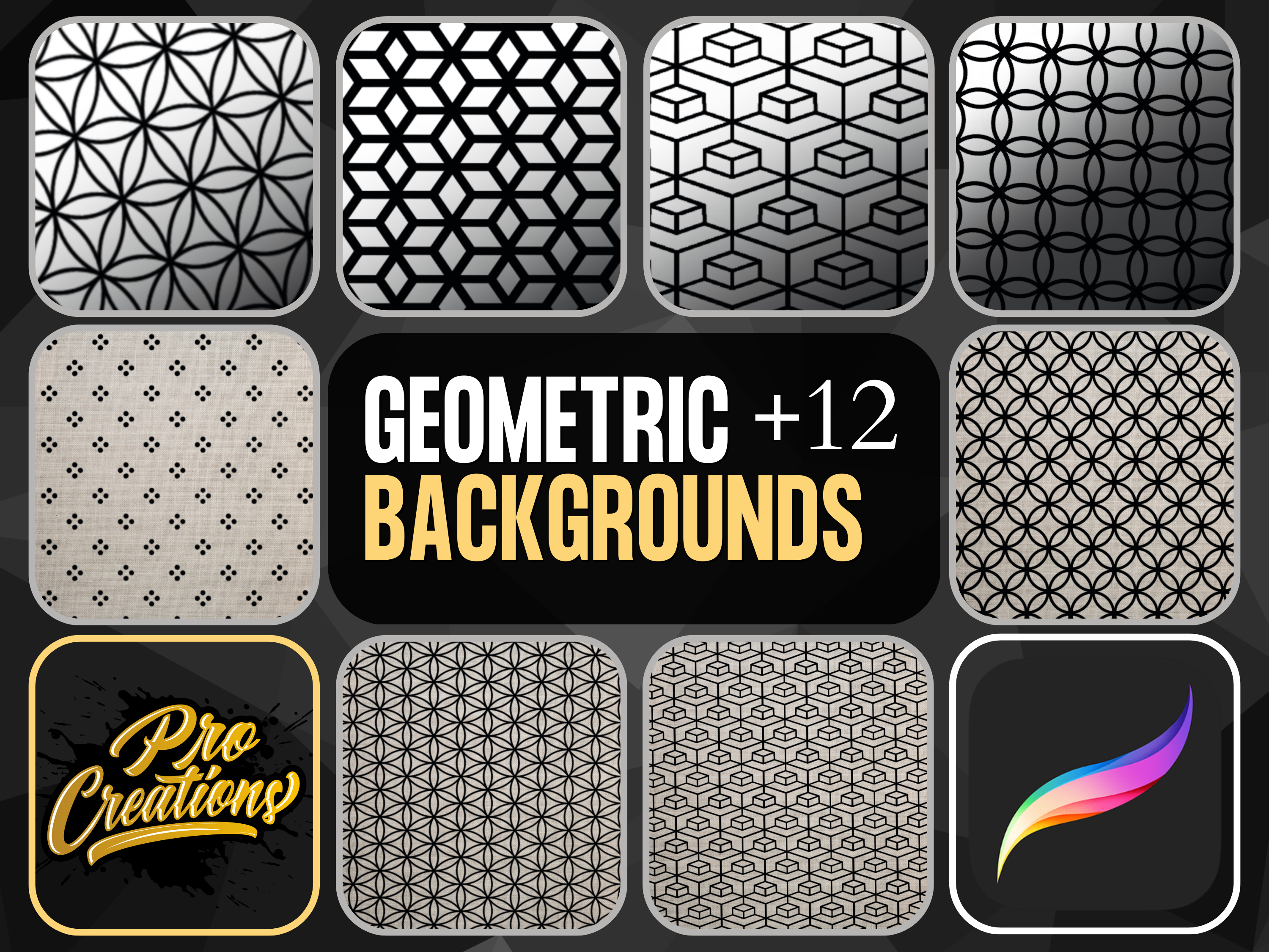 Geometric & Ornamental Mega Pack: 414+